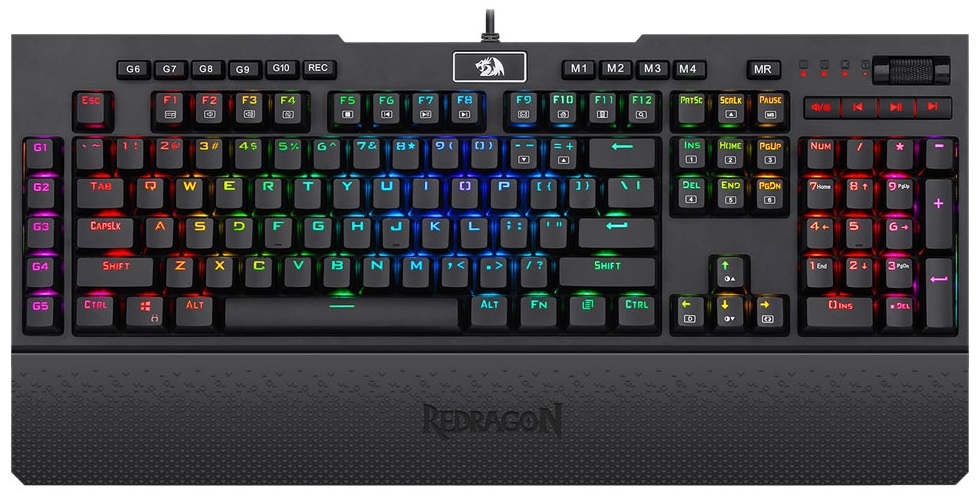 Teclado Gaming Mecánico Redragon K586RGB BRAHMA